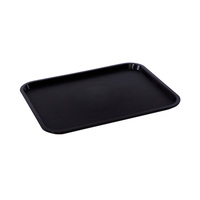 Nouveau plateau de service design en PP, plateau de service en plastique tressé, plateau rond antidérapant pour bar, chambre d'hôtel, ensemble de plateaux pour restauration rapide