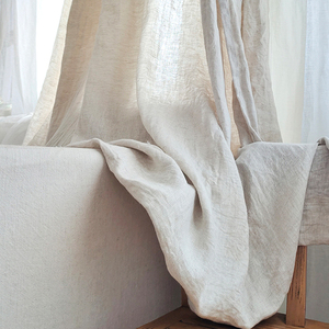 Clot Linen Shower <b>Curtain</b> for the Living Room Linen <b>Curtains</b> Light Filtering <b>Curtains</b> Fabric Custom Color and Size Wholesale - Product Image 4