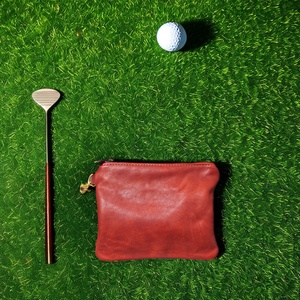 กระเป๋าใส่ของมีค่าสำหรับกอล์ฟหนังแท้แบบมีซิป พร้อมที่ใส่ที  กระเป๋าเก็บลูกกอล์ฟแบบสั่งทำพิเศษ - Product Image 2