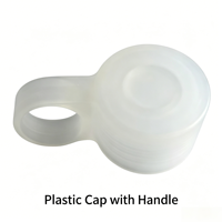 YOOCAN Bouchon à vis en plastique de qualité alimentaire 38 mm, couvercle de haute qualité pour bouteille de sport en verre