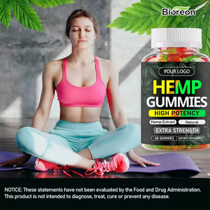 OEM ODM Özel Etiket Organik Ekstrakt Ekstra Yüksek Etkili Vegan Yenilebilir Ayı Şeklinde Şeker Rahatlatıcı Kenevir Yağı Kenevir Jelibonları - Product Image 5