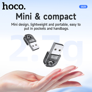 HOCO UA28 Adaptador USB <span class=keywords><strong>Bluetooth</strong></span> Dongle Adaptador <span class=keywords><strong>Bluetooth</strong></span> 5,1 para PC Laptop Altavoz inalámbrico Receptor de audio Transmisor USB - Product Image 3
