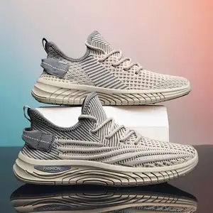 Mode Sneakers Heren Joggingschoenen Ademende Mesh Bovenschoenen Zapatillas Para Caminara La Moda