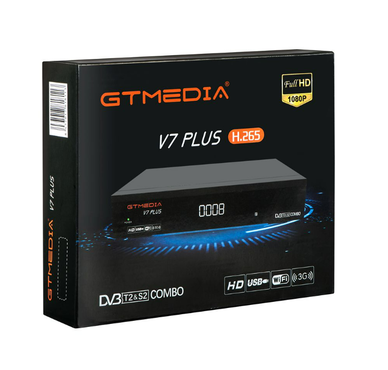 GTMEDIA V7 плюс-цифра спутниковый телевизионный ресивер DVB-S2 DVB-T2 спутниковый ТВ комбинированный приемное устройство Поддержка H.265