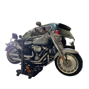 Lève-voiture hydraulique haut de gamme MB184 avec capacité de charge de 680 kg, verrouillage de sécurité, réglage de la hauteur de 13 à 38 cm - Product Image 1