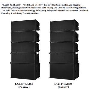 Dual 8 Zoll 300W Zweiwege-Passiv-Line-Array-Lautsprecher Passives Professionelles Bühnen-Audio-Soundsystem - Product Image 6