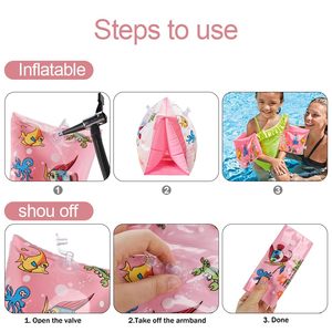 Oferta Especial: Flotadores de Brazo Inflables de PVC para Niños, Anillos de Flotación para Entrenamiento Acuático, para Niños de 4 a 6 Años - Product Image 2