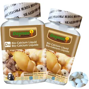 Hot Sale 5000mg Liquid Calcium Vitamin D3 soft capsule for Bone and Teeth Growth Bio-Calcium Liquid