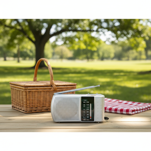 Mini <span class=keywords><strong>radio</strong></span> portable avec batterie intégrée, petit haut-parleur AM/<span class=keywords><strong>FM</strong></span>, lecteurs conviviaux pour les personnes âgées - Product Image 6