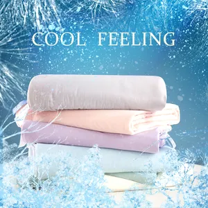 Factory Super Soft Thin Stripes Double Sided Cooling Throw Blanket For Summer
