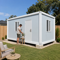 Boxspace Maison Modulaire Préfabriquée Moderne à Installation Rapide, Conteneur d'Habitation en Acier Étanche pour l'Hébergement
