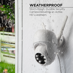 Cámara <span class=keywords><strong>IP</strong></span> Mini WiFi con Movimiento Panorámico e Inclinación, 4.0MP, para Exteriores, Compatible con la Aplicación Tuya Smart, para Hogar, Tienda - Product Image 6