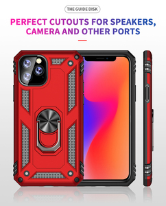 Per il <span class=keywords><strong>iPhone</strong></span> 11 Pro Max 360 anello rotante in metallo cavalletto magnete auto TPU PC armatura cassa del telefono del respingente per il <span class=keywords><strong>iPhone</strong></span> 12 13 Mini Pro Max - Product Image 2