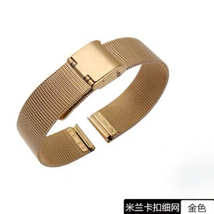 <span class=keywords><strong>Orologio</strong></span> in Acciaio Inossidabile con Cinturino Ultra-sottile in Milanese per Uomo e <span class=keywords><strong>Donna</strong></span>, Doppia Fibbia, Traspirante - Product Image 5