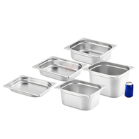 Liyunda RVS 1/2 GN Pan 201/304 GN Container Chafing Dish Insert Voedselpannen Gastronorm Pan voor Restaurant Catering