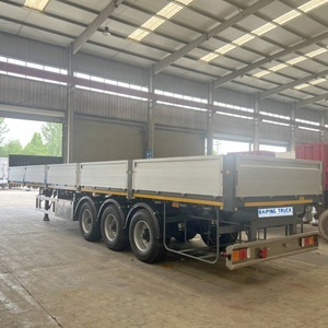 Semi-<span class=keywords><strong>remorque</strong></span> à ridelles BAIPING TRUCK, fabrication chinoise, haute qualité, 60 tonnes, 3 essieux, acier au carbone Q345, capacité de charge >30000 <span class=keywords><strong>kg</strong></span> - Product Image 5