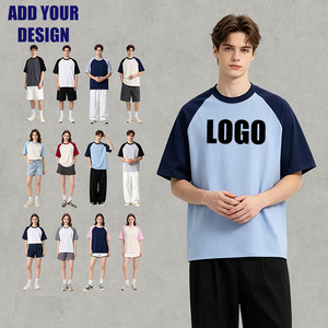 เสื้อยืดคอกลมพรีเมียมแบบ OEM/ODM สีสันตัดกันสำหรับผู้ชาย รับสั่งพิมพ์ลาย เสื้อยืดผ้าฝ้ายเปล่า เสื้อยืดเปล่าขายส่งสำหรับผู้ชาย - Product Image 3