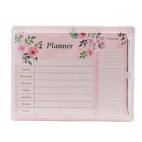 Agenda Semanal, Planificador Mensual, Cuaderno Magnético, Bloc de Notas con Papel Offset