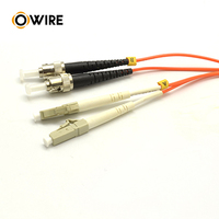 Fabricante de Comunicaciones Owire, Conector de Cable de Fibra Óptica LC SM SX con Curva de 90 Grados
