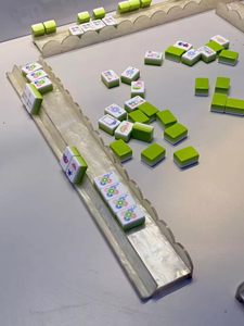 Nuevo Estilo, Regla de Mahjong de Acrílico de 20 Pulgadas con Diseño de Concha de 4 mm, Organizador de Cartas, Empujador y Soporte para Cartas - Product Image 3