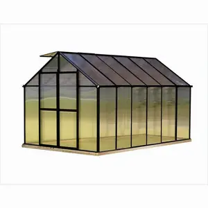 Thương Mại Sử Dụng Xây Dựng Một Nhà Kính Vườn Polycarbonate