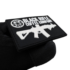 Zwart Geweer Moreel Badge <span class=keywords><strong>Patch</strong></span> 3d Waterbestendig Voor Arm Pin Op Pvc Zacht Rubber Aanpasbare Maat Rugzak <span class=keywords><strong>Patch</strong></span> - Product Image 4