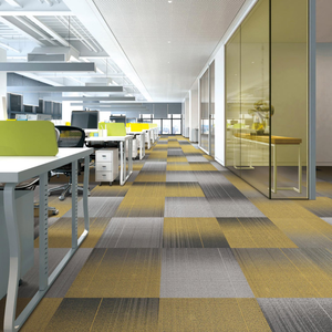 La taille et la couleur du tapis en boucle de nylon peuvent être personnalisées pour les salons et les bureaux. - Product Image 2