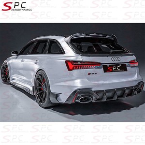Kit carrosserie en fibre de carbone sèche SPC <span class=keywords><strong>RS6</strong></span> pour <span class=keywords><strong>Audi</strong></span> <span class=keywords><strong>RS6</strong></span>, kit de tuning en fibre de carbone préimprégnée pour <span class=keywords><strong>Audi</strong></span> <span class=keywords><strong>RS6</strong></span> 2019-2024 - Product Image 4