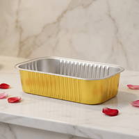 Conteneur en aluminium jetable de 200 ml avec couvercle, mini moule à muffins, boîte à pâtisserie en plastique PP, boîte à durian