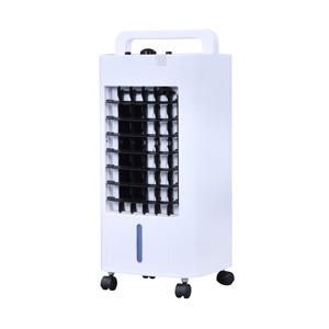 60W 4L Électrique AC/DC <span class=keywords><strong>Monobloc</strong></span> Évaporatif Refroidisseur D'air Ventilateur Portable Chambre AC Ménage Extérieur RV Hôtel Garage État Nouveau - Product Image 4