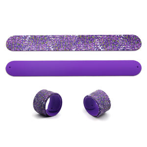 שירות ארוך חיי סיליקון slap צמיד צמיד הסיטונאי הדפסה לילדים צמיד סיליקון סטירה רצועה סיליקון - Product Image 2