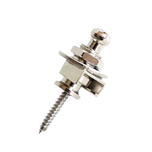Serrure de boucle de sangle de guitare antidérapante avec épingles clous de ceinture durables accessoires d'instruments de musique pour musiciens - Product Image 1