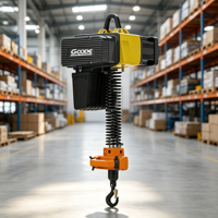 Palans à chaîne électriques neufs 1 et 2 tonnes, télécommandés, robustes, certifiés CE ISO, prix de gros, en métal, directement de l'usine