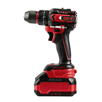 Perceuse à percussion sans fil TEN POWER 21V, 60 Nm, mandrin métallique 10 mm, kit d'outils électriques 3 en 1, tournevis électrique au lithium
