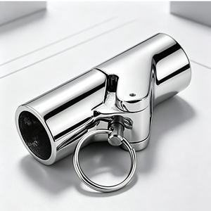 Support de canne à pêche pliable en acier inoxydable 316 avec articulation pivotante <span class=keywords><strong>pour</strong></span> bateaux et yachts, idéal <span class=keywords><strong>pour</strong></span> les <span class=keywords><strong>bimini</strong></span> tops marins - Product Image 1