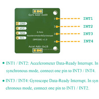BMI088 Modul Sensor IMU 6 Sumbu Presisi Tinggi Antarmuka I2C Akselerometer Giroskop untuk STM32 Arduino Robotics