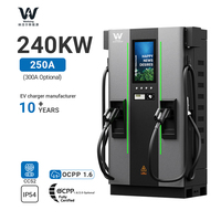 Estación de Carga de CC Wattzing de 60 kW para Vehículos Eléctricos con CCS2/GBT, Montaje en Suelo para Fabricación, OCPP1.6J OCPP2.0.1