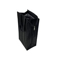 Sac isotherme portable personnalisé pour deux bouteilles de vin, mini, non tissé, réutilisable, écologique, imperméable, sac à glace