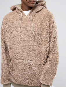 Sweat à capuche épais épais uni borg xxxxl - Product Image 2