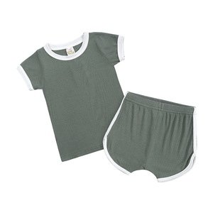 Conjunto de Ropa para Bebé Niña 2022, Conjunto de Verano de Camiseta sin Mangas y Pantalones Cortos Tejidos, Conjunto de Pantalones Cortos para Niñas con Logotipo Personalizado - Product Image 4