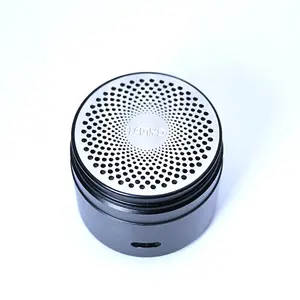 2024 Hot Sale Aluminium Alloy Bass Portable Wireless Speaker Bt 5.3 IPX6 Waterproof Mini Speaker