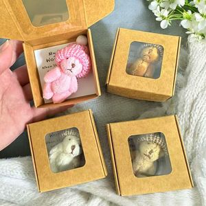 Mini Orsacchiotto Tascabile, Piccolo Peluche per Supporto Emotivo, Regalo con Scatola per le Festività - Product Image 1