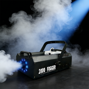 Hotseller MINGLANG 2000W LED Rookmachine Multicolor Rookgenerator IJzeren Materiaal Afstandsbediening AC110-220V 1 Jaar Garantie - Product Image 3