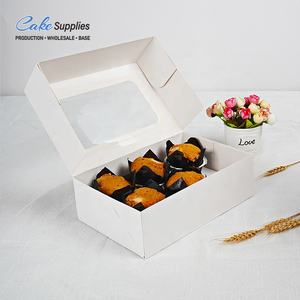 Изысканная прозрачная Удобная коробка для торта может вставлять 1,<span class=keywords><strong>2</strong></span>,<span class=keywords><strong>3</strong></span>,4,6,12,14,24,48 мини-коробок для кексов - Product Image 5
