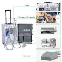 Unité dentaire portable chariot valise électrique chariot mobile facile à transporter fauteuil dentaire portable