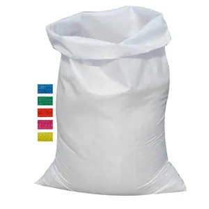 PP Woven Polypropylen Sack 50Kg Plain White PP Woven Bag