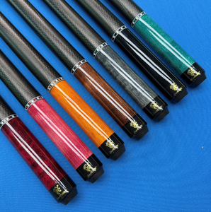 Taco de billar Space X-001 Adam de madera de arce, con unión radial de 1/2, empuñadura de cuero, punta de 13mm, diseño español, cabeza grande 20 - Product Image 3