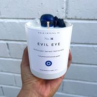 LANJO Vente en gros de bougies parfumées en cire de soja biologique haut de gamme, pierres précieuses de luxe, design œil porte-bonheur, fabrication artisanale, aromathérapie, Pâques, Diwali