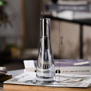 Hydroponic <b>Mini</b> Flower Hotel Decoration Single Ins Wind Bottle Glass Transparent Inserter Nordic Small - Product Image 5