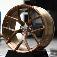 Rines Monobloque Forjados Personalizados de 17 18 19 20 21 22 23 Pulgadas, 5x112 5x114.3 5x120, Ligeros, para BMW M2 M3 M4 M5 Audi Mercedes